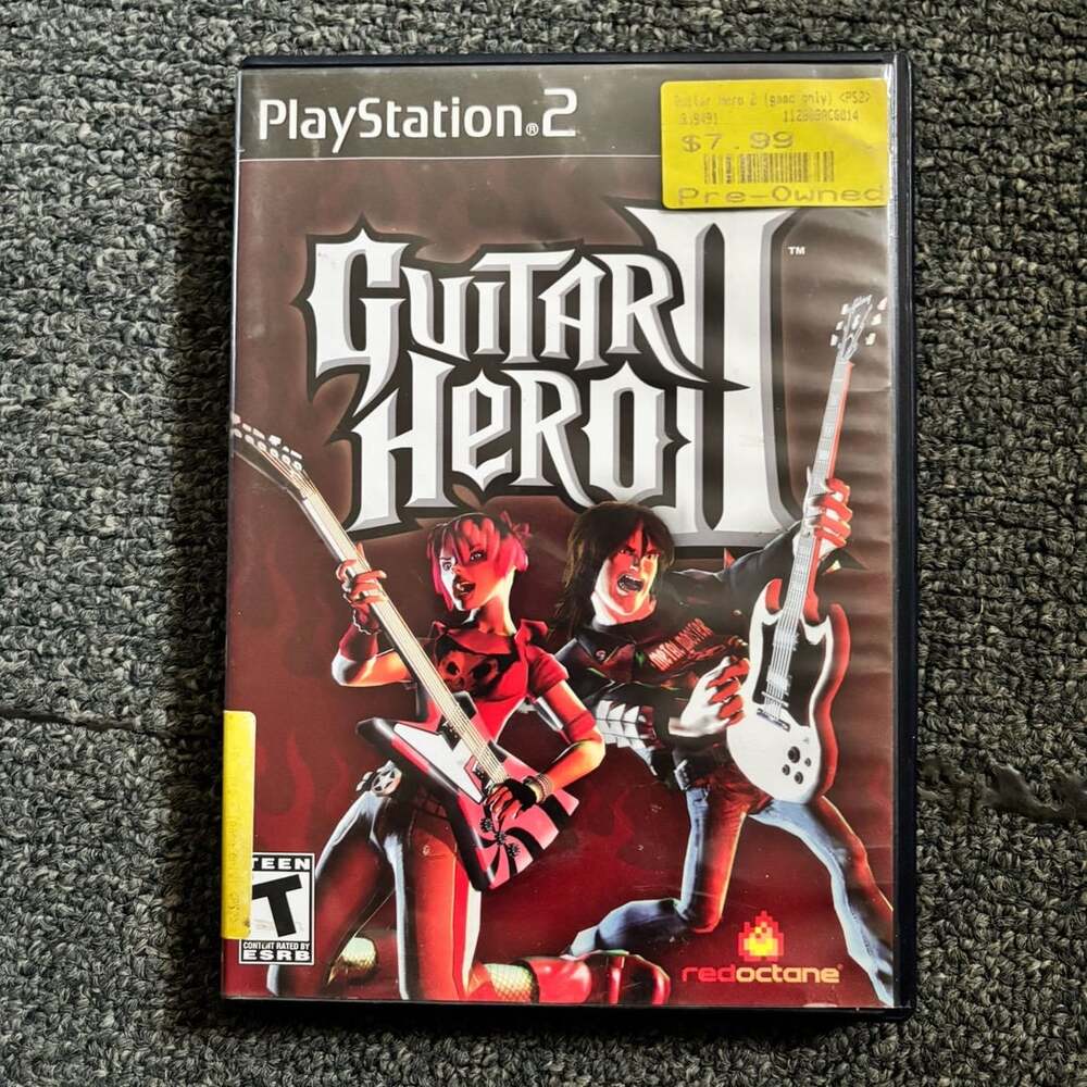 Guitar Hero II PlayStation 2 PS2 Game Case and Disc